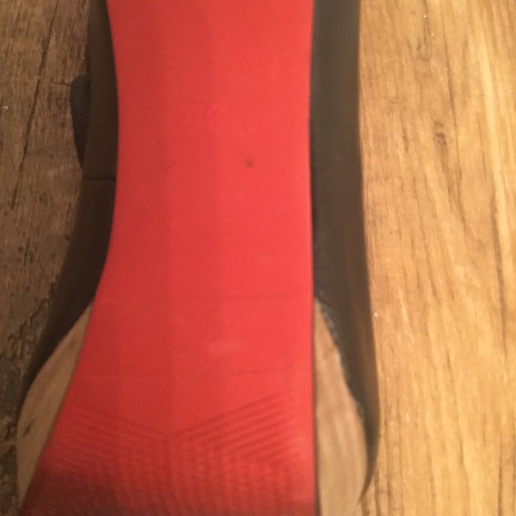 Peep toe bow pumps red bottoms - Picture 4 of 4